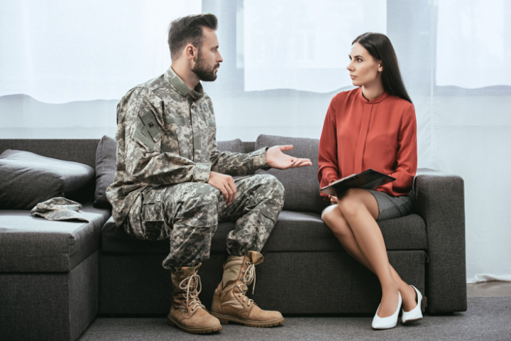 Anxiety, depression, ptsd, counseling for military personel